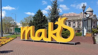 Mako Walk around City Center amp Hagymatikum  Hungary [upl. by Dett]