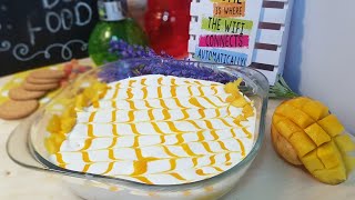 Creamy mango delightonly three ingredients dessert super easy to make [upl. by Atiz888]