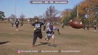 Spartans vs Ballhawks  Flag Football [upl. by Halfdan]