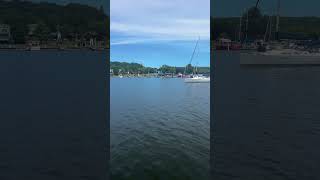 Best Anchorage Yet Frankfort Michigan frankfort liveaboardlife lakemichigan sailingonward [upl. by Kiran211]