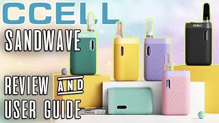 CCELL Sandwave Review  Small Light Feature Packed Battery  GWNVC’s Reviews [upl. by Elleirua]