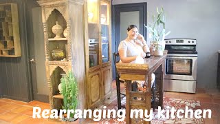 Rearranging my small Kitchen feels Cozy New Home Decor [upl. by Carny]