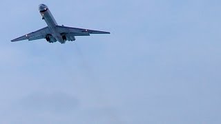 Russia State Transport Company Ilyushin62 landing runway 16 at ZRH [upl. by Carine128]