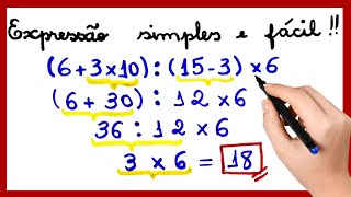 ✅EXPRESSÃO NUMÉRICA VEJA ESSE VÍDEO SIMPLES E FÁCIL APRENDAR FÁCIL [upl. by Nnahgaem]