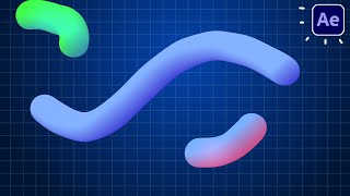 Creative 3D Line Animation in After Effects Tutorials [upl. by Aonian]