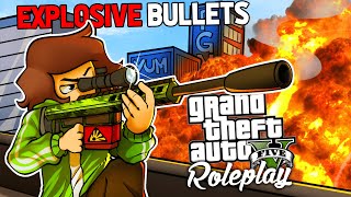 TROLLING THE COPS WITH EXPLOSIVE BULLETS  GTA RP [upl. by Franek]