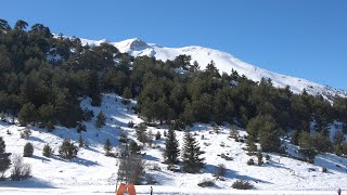 Χιονοδρομικό Κέντρο Ζήρειας GREECE SKI CENTER 4K [upl. by Epilihp347]