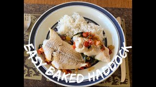 🐟Easy Baked Haddock Fillet Recipe  Testing on my Aunt and Uncle [upl. by Enautna857]