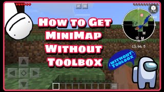 How to Get Minimap In Mcpe Without Toolbox Resource Pack [upl. by Letnohs]