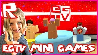 Playing EthanGamerTV Minigames  Roblox [upl. by Frayne]