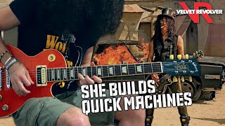 VELVET REVOLVER  She Builds Quick Machines Guitar Solo HD [upl. by Ahseken]