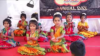 Barathanatyam by our champs for pranavalayam song wowkidshummingbirds6648 Annual day 202223 AY [upl. by Lehcsreh575]