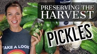 Quick Dill Pickles Preserving the Harvest 🥒🥒🥒 [upl. by Fenner]