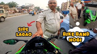 10 Hazar Ka Challan hua Apni Zx10r Pe For Loud Exhaust 😱 [upl. by Yrollam543]