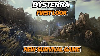 Dysterra  NEW SURVIVAL GAME Against Robots  First Look [upl. by Eustatius670]