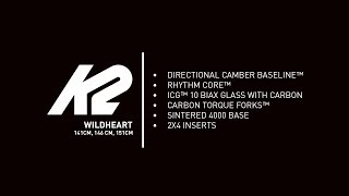 K2 Wildheart Snowboard  2020 K2 Snowboards [upl. by Torosian]