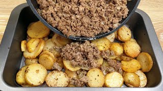 einfaches und schnelles Rezept Kartoffeln mit Hackfleisch erfreuen die ganze Familie [upl. by Maiga]