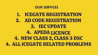 ICEGATE REGISTRATION amp BANK AD CODE REGISTRATION IN ICEGATE [upl. by Rici]