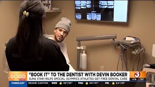 Devin Booker helps Special Olympics athletes get free dental care [upl. by Miche23]