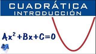 Ecuación cuadrática  Introducción [upl. by Melisenda]