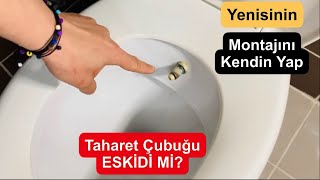 reklam Taharet çubuğu değiştirme  Klozet taharet çubuğu nasıl takılır  Taharet çubuğu nasıl [upl. by Oicnevuj46]