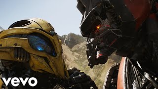 Imagine Dragons  Bones MXEEN Remix  Bumblebee vs Blitzwing Fight Scene 4k [upl. by Euqinoj]