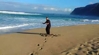 I Liq Chuan 21 Form Polihale Beach Kauai January 7th 2018 [upl. by Ogilvy]