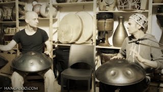 Hang drum  handpan jam KuckhermannNadishana [upl. by Couture]