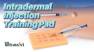 Nurse Intradermal Injection Training Pad with Blisters Feedback [upl. by Notloc]