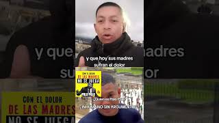 ¿Quien es Miguel Polo Polofirmesconpetro viralvideo 1demayo uribista bogota milei cop16cali [upl. by Leshia]