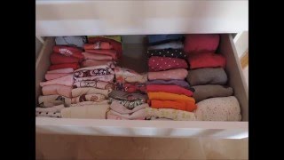 Cómo doblar ropa de bebé con el método konmari [upl. by Dennison]