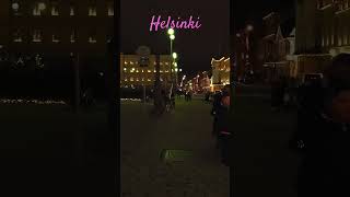 Helsinki city center christmas christmas merrychristmas helsinki travel helsinkifinland [upl. by Cacilia826]