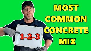 Basic Concrete Mix Ratio [upl. by Minnnie249]