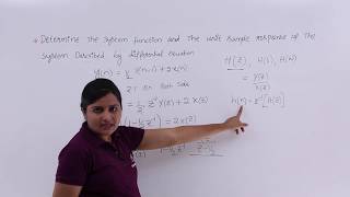 System Function amp Impulse Response Problem Example [upl. by Sidnala627]