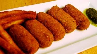 Bread and Paneer Croquettes [upl. by Al]