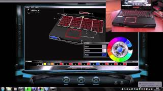 Alienware m14x AlienFX Feature  Configure the LEDs [upl. by Sig]