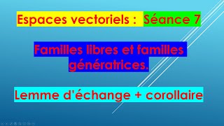 Lemme déchange  énoncé et démonstration détaillée avec le corollaire [upl. by Kulseth]