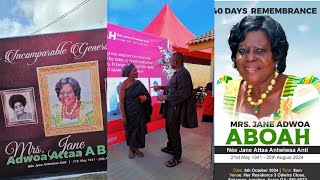 40 Days Remembrance of Mrs Jane Adwoa Aboah [upl. by Vahe]