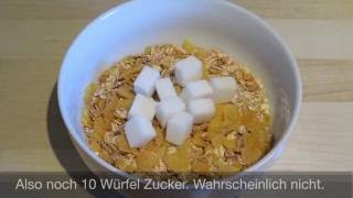 Gesundes Müsli ohne Zuckerfallen selber machen  make cereal itself [upl. by Mahla]