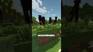 MINECRAFT EASY WOOD FARM shorts minecraft [upl. by Ahsiemac]