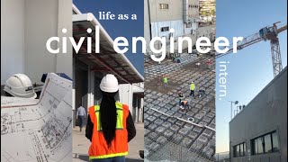 Life of a Civil Engineer  Site Engineer Intern 👷🏽‍♀️🤎🏗 [upl. by Eux]