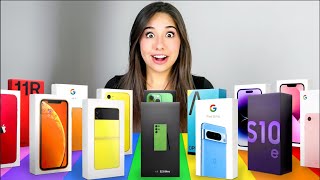 I Bought EVERY Color Smartphone [upl. by Ykciv]