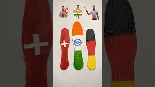 🇮🇳🇨🇭🇩🇪Jana gana mana  Independence Day Drawing Republic Day shorts art drawing flag [upl. by Moran]