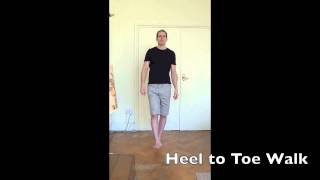 The Balance Doctor  Balance Test  Tandem walk [upl. by Buckels]