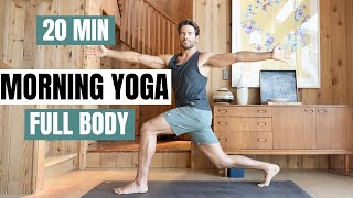 20 Min Morning Yoga Flow  Full Body Yoga Flow for All Levels [upl. by Aikahs687]