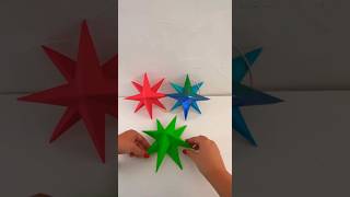 DIY Tuto déco de Noël facile et féerique ✨ Étoile de Noël en papier qui transforme ton sapin 🎄⭐✨ [upl. by Lak]