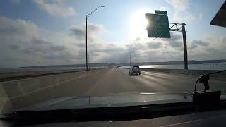 Escambia Bay Bridge approximately 26 miles long near Pensacola International airport in Florida [upl. by Apicella914]