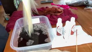 How To Watercolor Hair in 5 MINUTES Watercolor Method 613 Frontal amp Bundles CINNAMON COPPER [upl. by Delmor647]