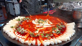 Amazing Tteokbokki and Fried Foods Customers flock in from the morning  Korean street food [upl. by Ailes]