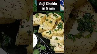 Suji Dhokla in 5 min shorts viralshorts dhokla [upl. by Adyam31]